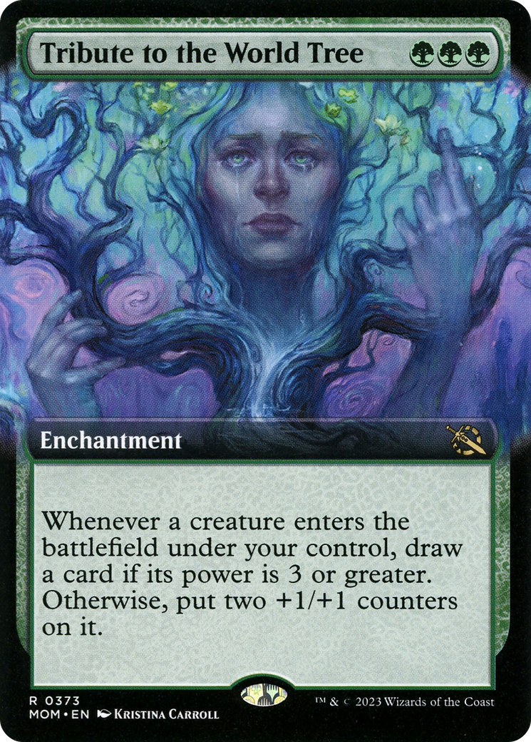 Image of Tribute to the World Tree (Extended Art) [March of the Machine]