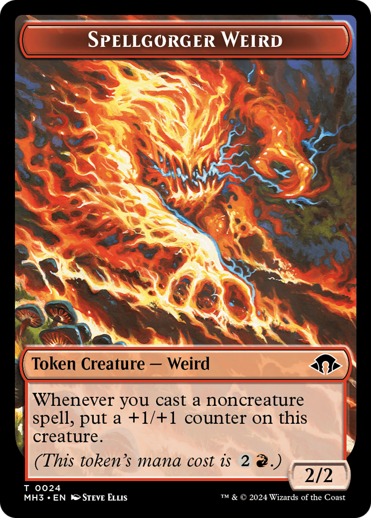 Image of Eldrazi Spawn // Spellgorger Weird Double-Sided Token [Modern Horizons 3 Tokens]