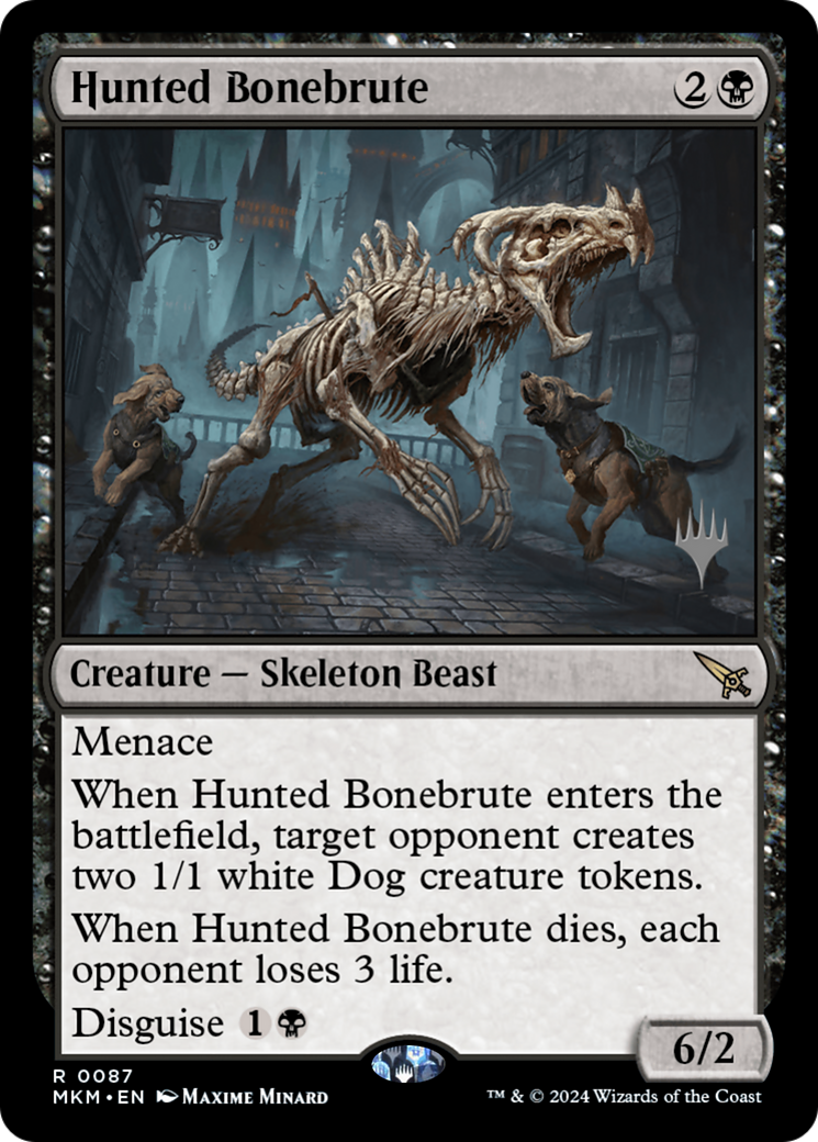 Image of Hunted Bonebrute (Promo Pack) [Murders at Karlov Manor Promos]