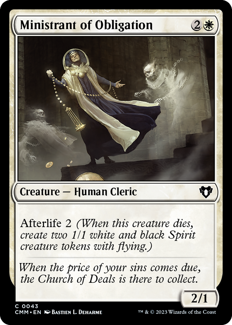 Image of Ministrant of Obligation [Commander Masters]