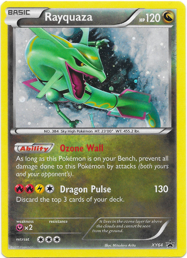 Image of Rayquaza (XY64) (Jumbo Card) [XY: Black Star Promos]