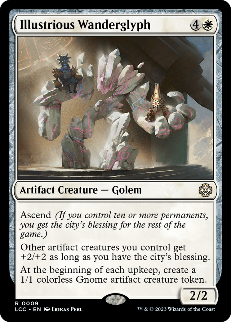 Image of Illustrious Wanderglyph [The Lost Caverns of Ixalan Commander]