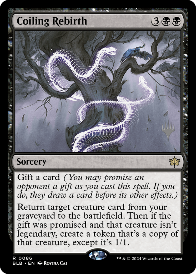 Image of Coiling Rebirth (Promo Pack) [Bloomburrow Promos]