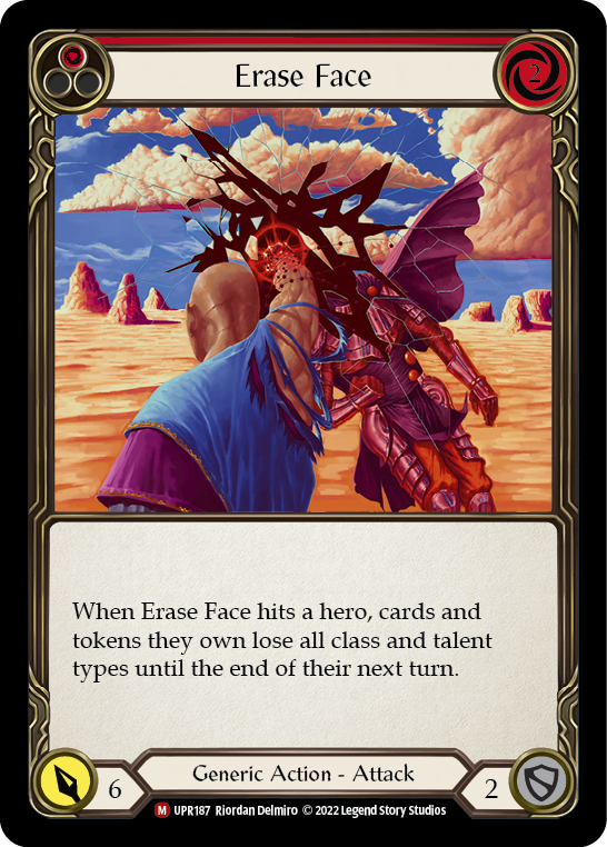 Image of Erase Face [UPR187] (Uprising)  Rainbow Foil