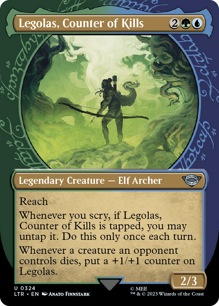 Image of Legolas, Counter of Kills (Showcase Ring Frame) [The Lord of the Rings: Tales of Middle-Earth]