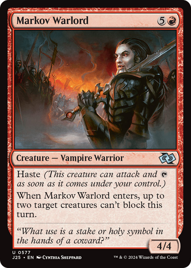Image of Markov Warlord [Foundations Jumpstart]