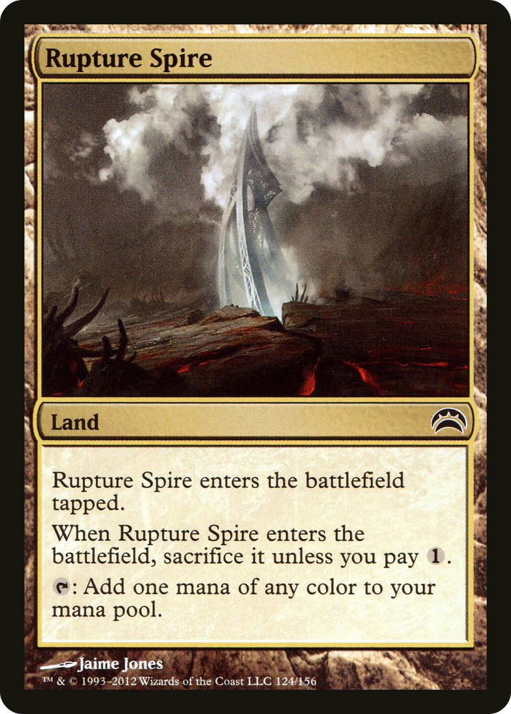 Image of Rupture Spire (PC2-124) - Planechase 2012 Foil