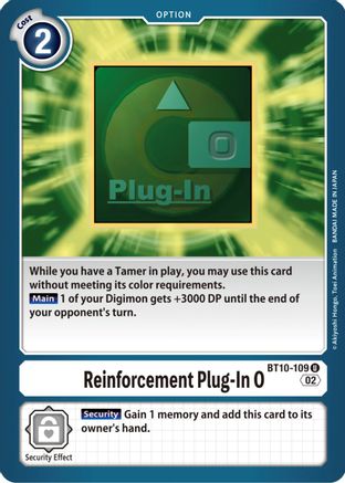 Image of Reinforcement Plug-In 0 [BT10-109] [Xros Encounter]
