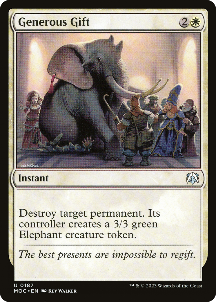 Image of Generous Gift [March of the Machine Commander]