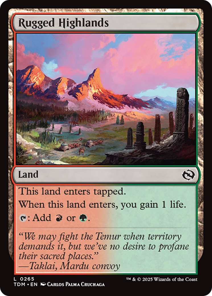 Image of Rugged Highlands [Tarkir: Dragonstorm]