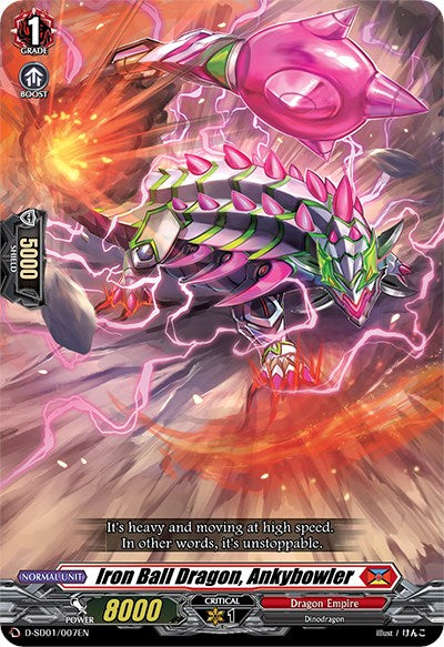 Image of Iron Ball Dragon, Ankybowler (D-SD01/007EN) [Yu-yu Kondo: Holy Dragon]