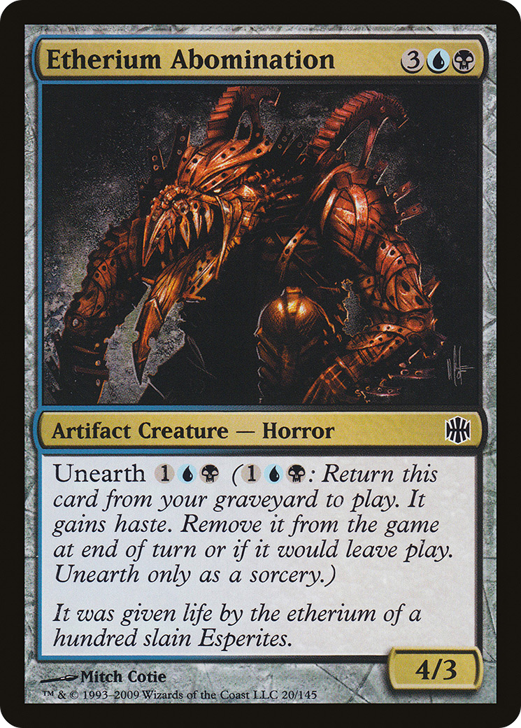 Image of Etherium Abomination [Alara Reborn]