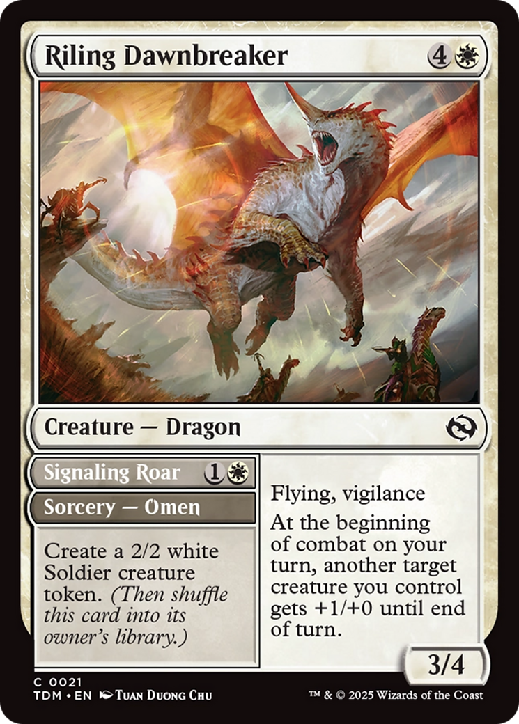 Image of Riling Dawnbreaker [Tarkir: Dragonstorm]
