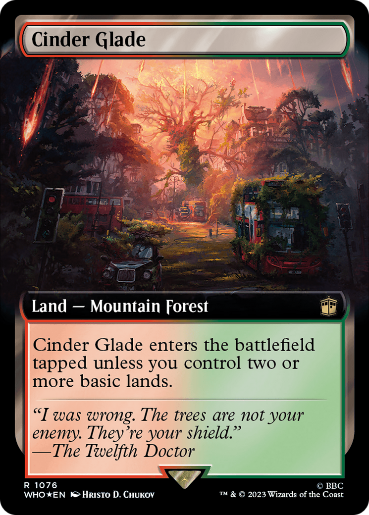 Image of Cinder Glade (Extended Art) (Surge Foil) [Doctor Who]