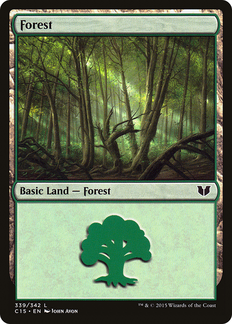 Image of Forest (339) [Commander 2015]