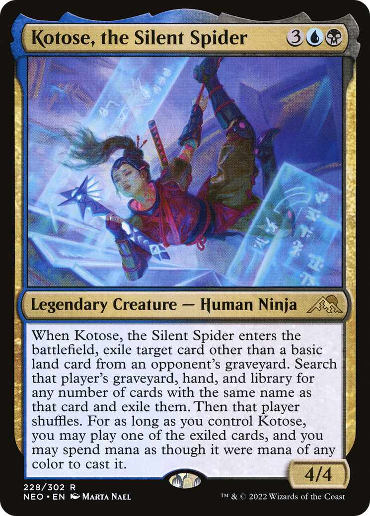 Image of Kotose, the Silent Spider [Kamigawa: Neon Dynasty]