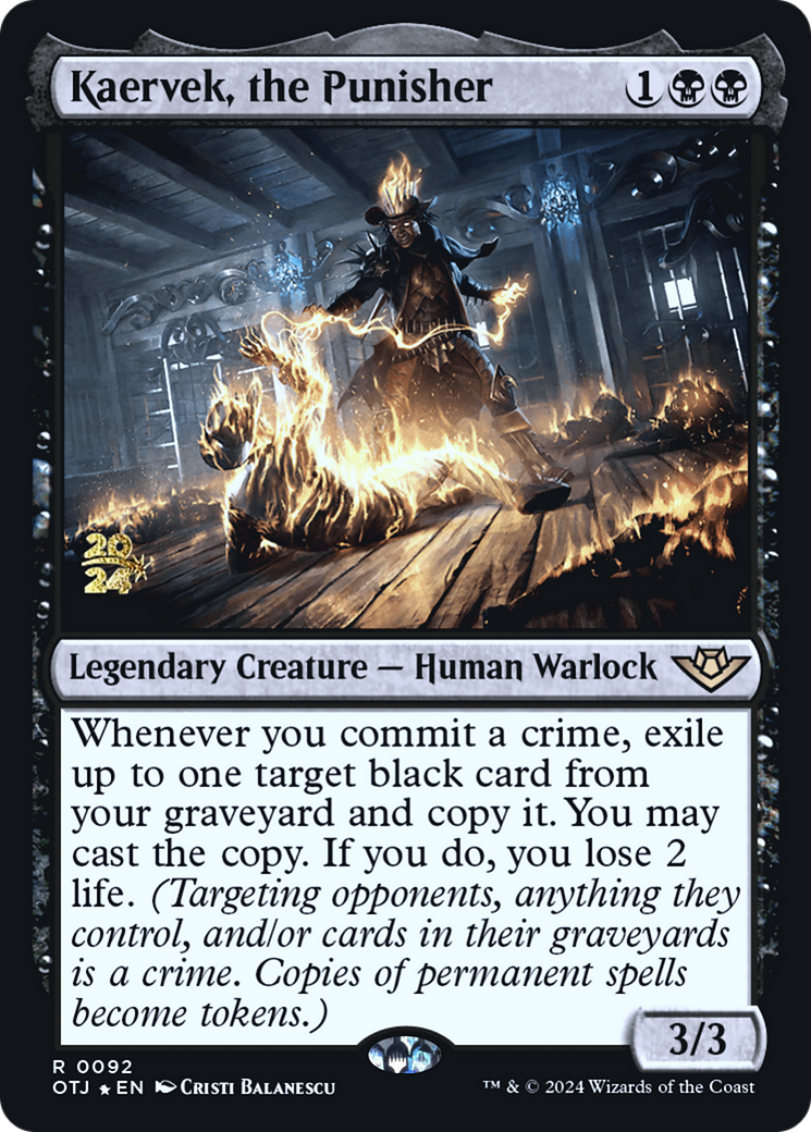 Image of Kaervek, the Punisher [Outlaws of Thunder Junction Prerelease Promos]