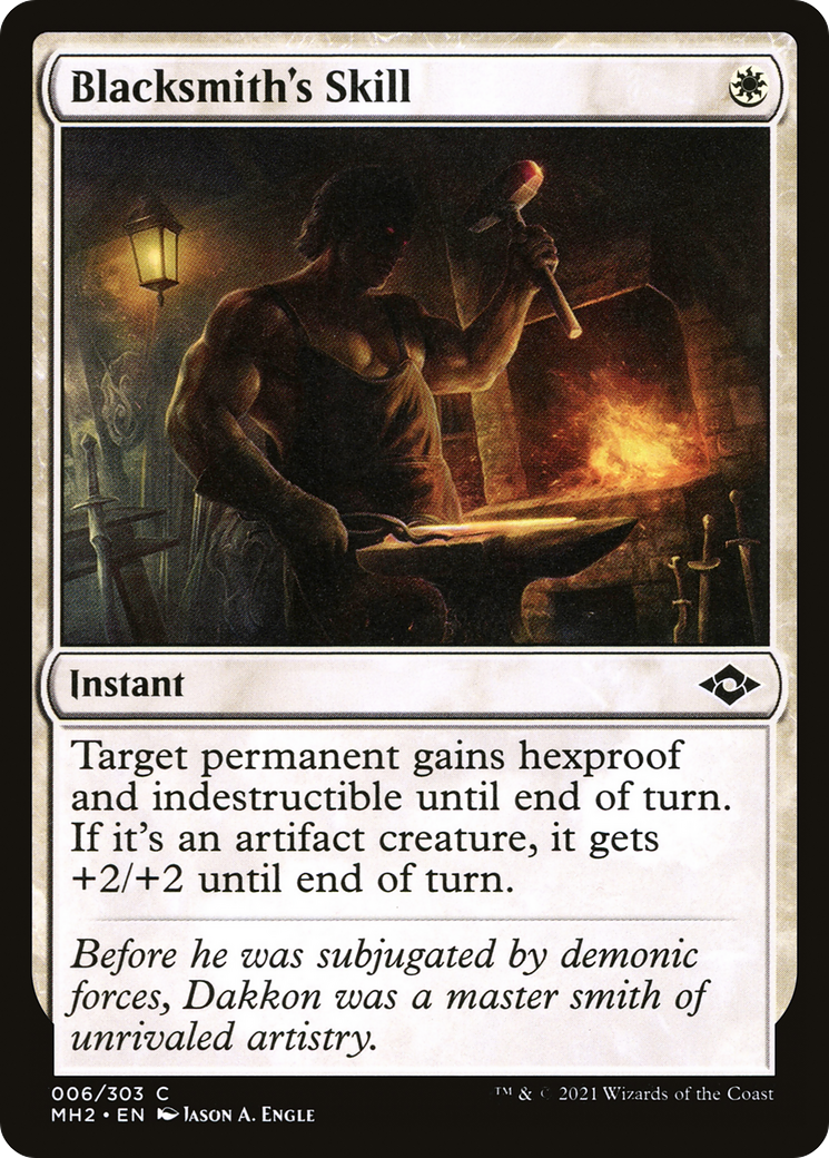 Image of Blacksmith's Skill [Modern Horizons 2]