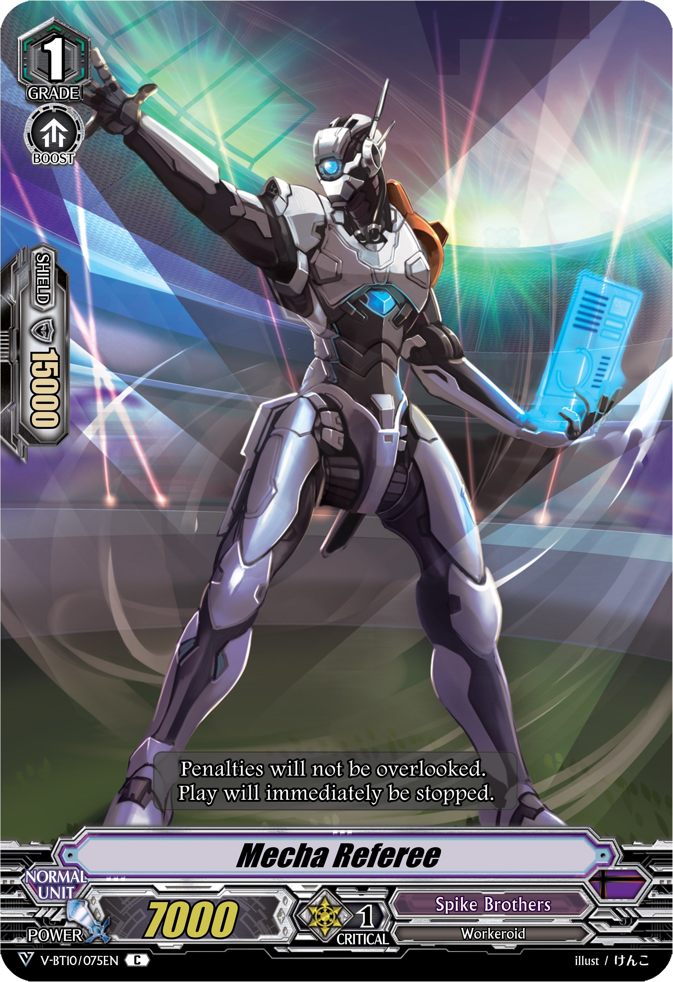 Image of Mecha Referee (V-BT10/075EN) [Phantom Dragon Aeon]