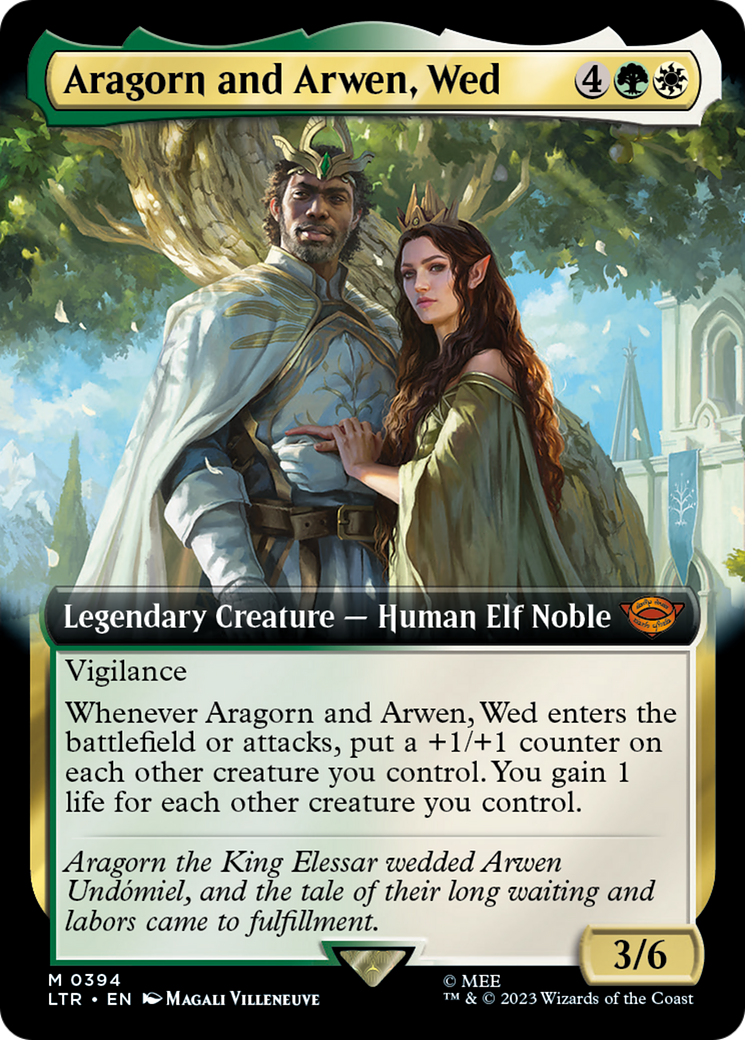 Image of Aragorn and Arwen, Wed (Extended Art) [The Lord of the Rings: Tales of Middle-Earth]