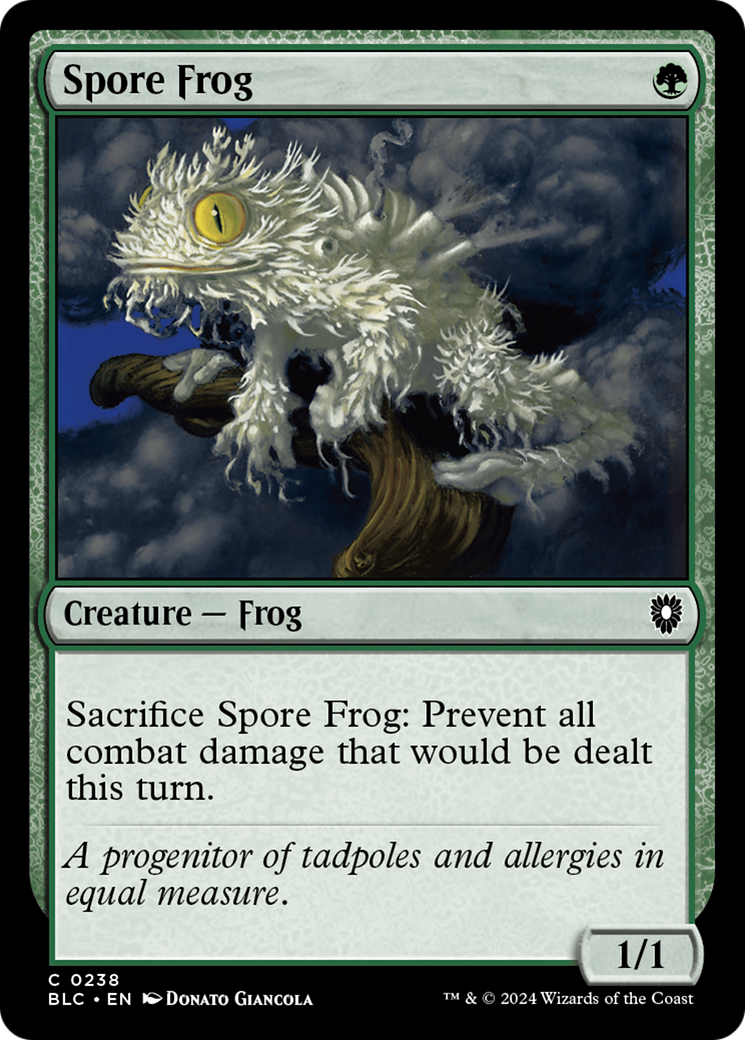 Image of Spore Frog [Bloomburrow Commander]