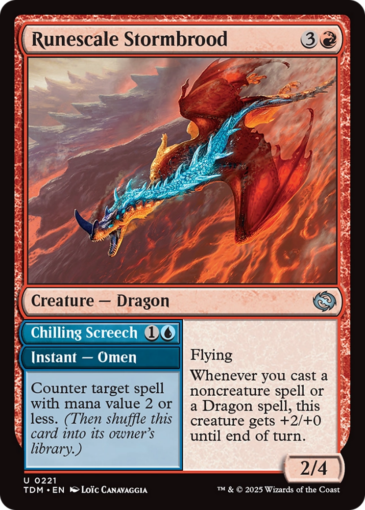 Image of Runescale Stormbrood [Tarkir: Dragonstorm]