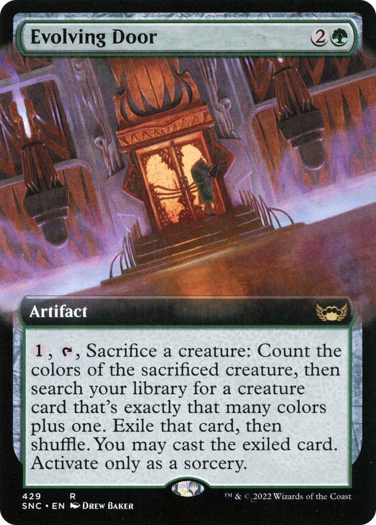 Image of Evolving Door (Extended Art) [Streets of New Capenna]