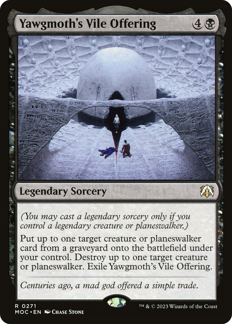 Image of Yawgmoth's Vile Offering [March of the Machine Commander]