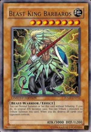 Image of Beast King Barbaros [JUMP-EN032] Ultra Rare