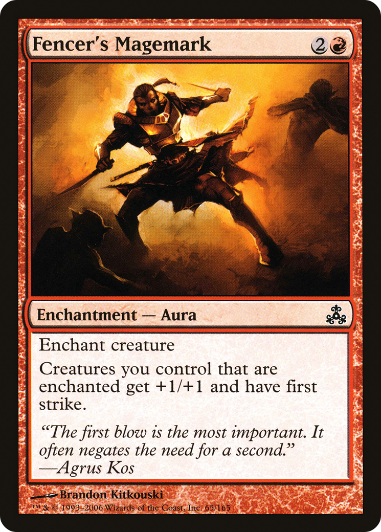 Image of Fencer's Magemark [Guildpact]