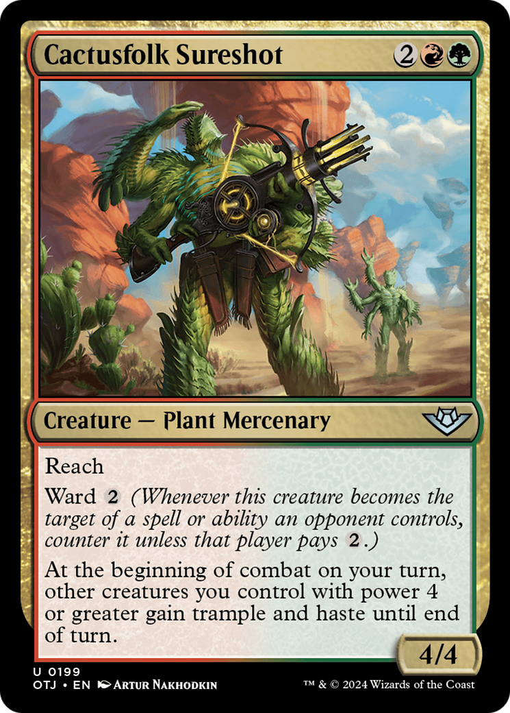 Image of Cactusfolk Sureshot [Outlaws of Thunder Junction]
