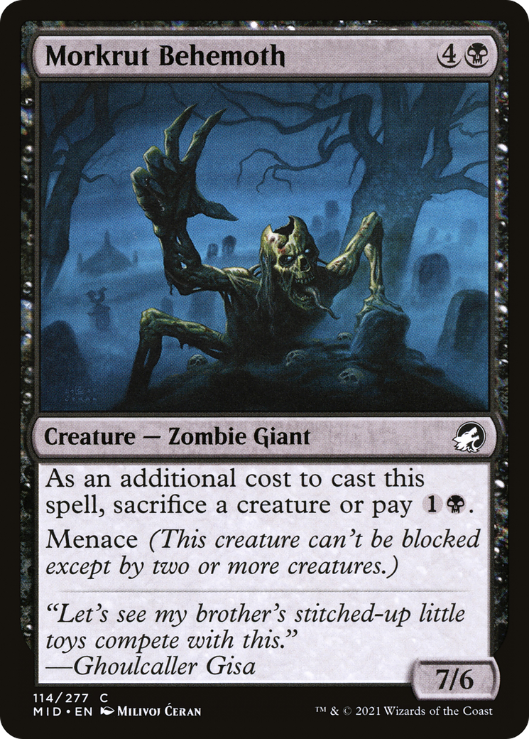 Image of Morkrut Behemoth [Innistrad: Midnight Hunt]