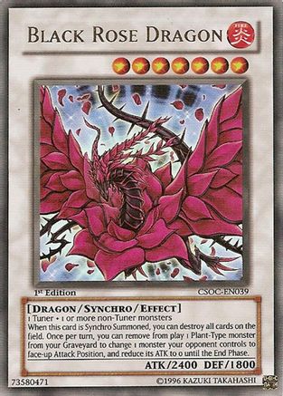 Image of Black Rose Dragon [CSOC-EN039] Ultra Rare