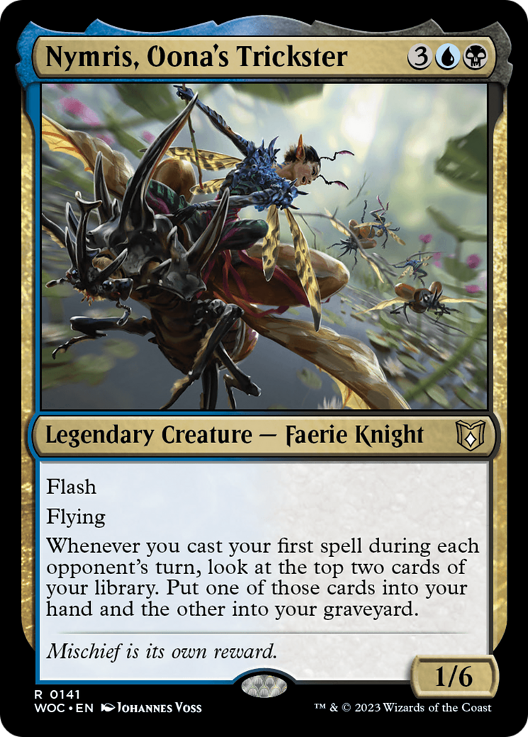 Image of Nymris, Oona's Trickster [Wilds of Eldraine Commander]