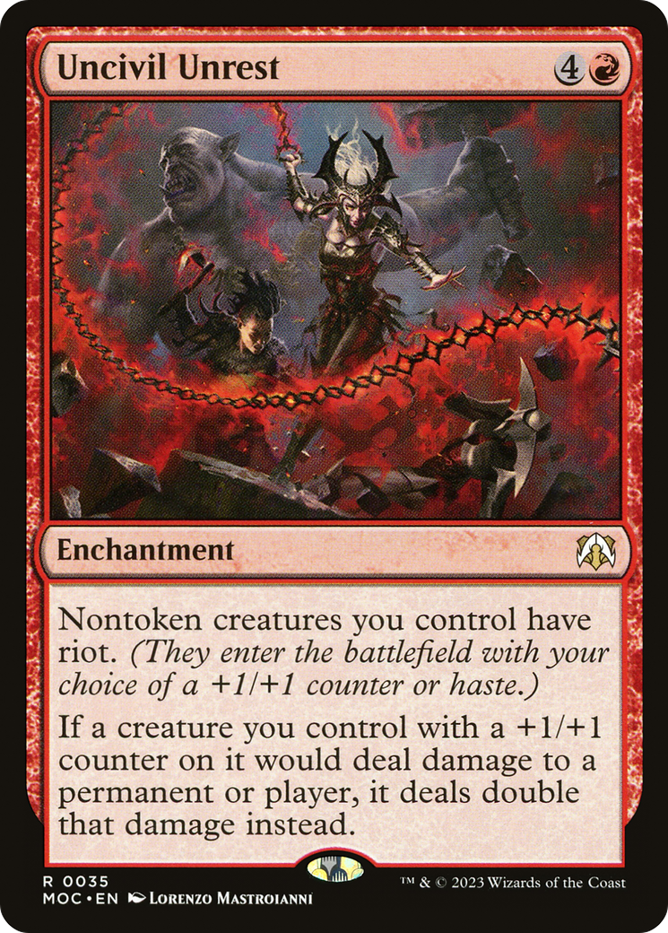 Image of Uncivil Unrest [March of the Machine Commander]
