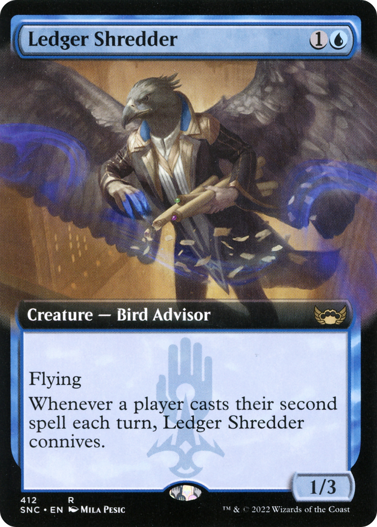 Image of Ledger Shredder (Extended Art) [Streets of New Capenna]
