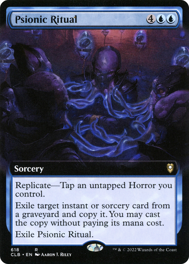 Image of Psionic Ritual (Extended Art) [Commander Legends: Battle for Baldur's Gate]