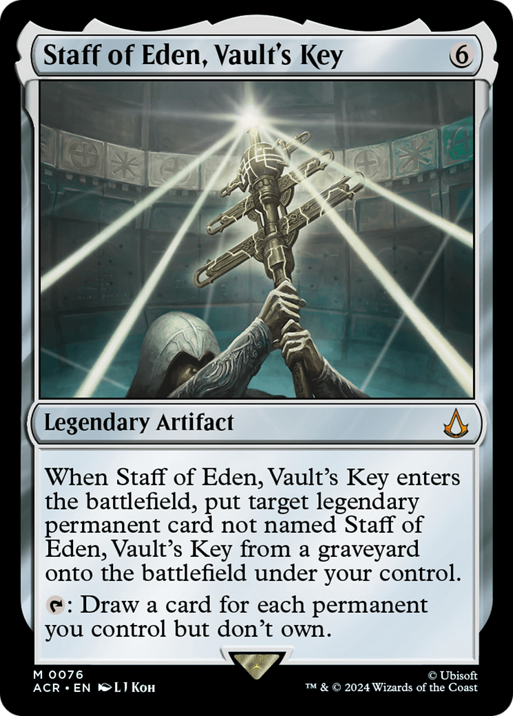 Image of Staff of Eden, Vault's Key [Assassin's Creed]