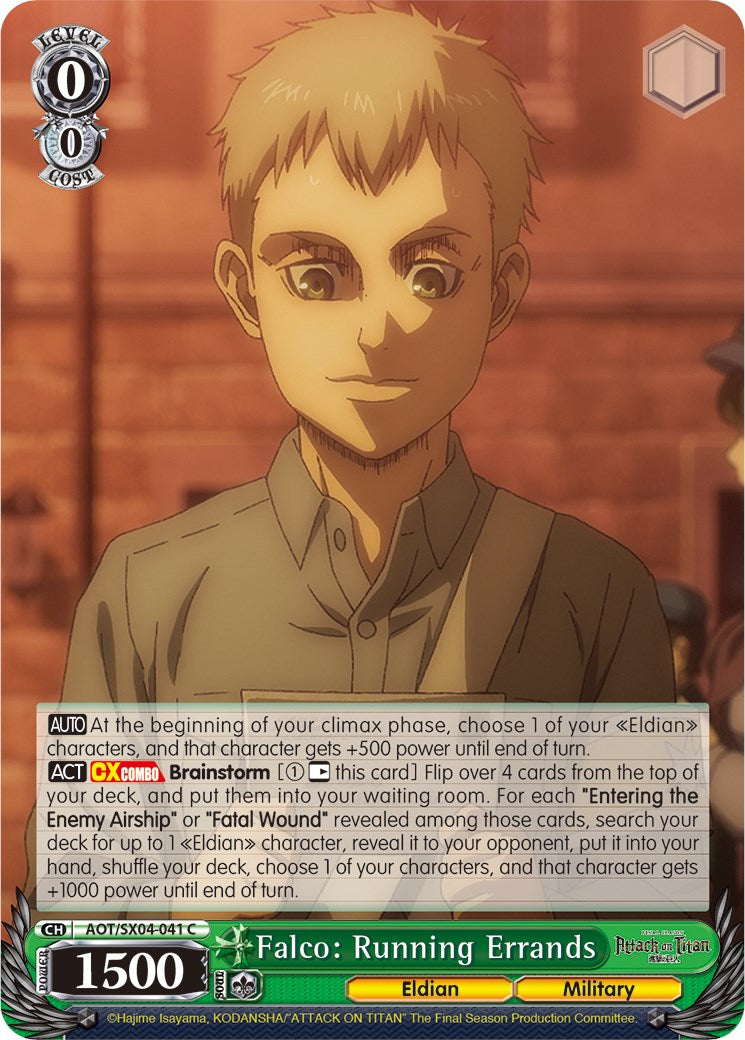 Image of Falco: Running Errands [Attack On Titan: Final Season]