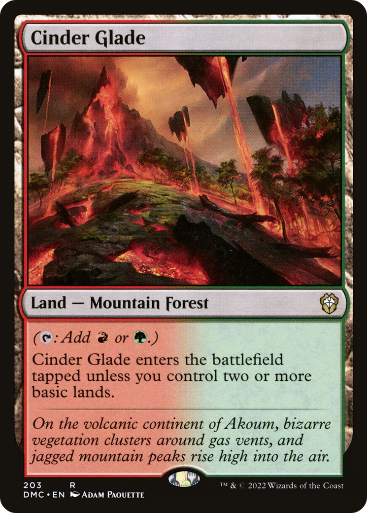 Image of Cinder Glade [Dominaria United Commander]