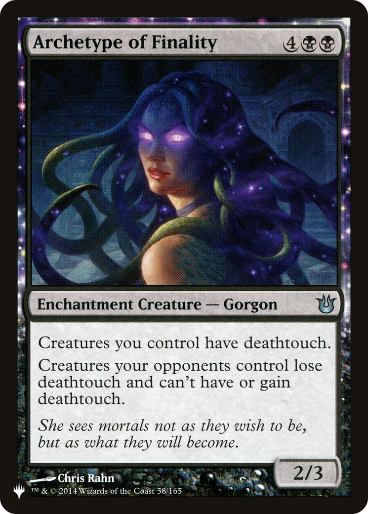 Image of Archetype of Finality [The List]
