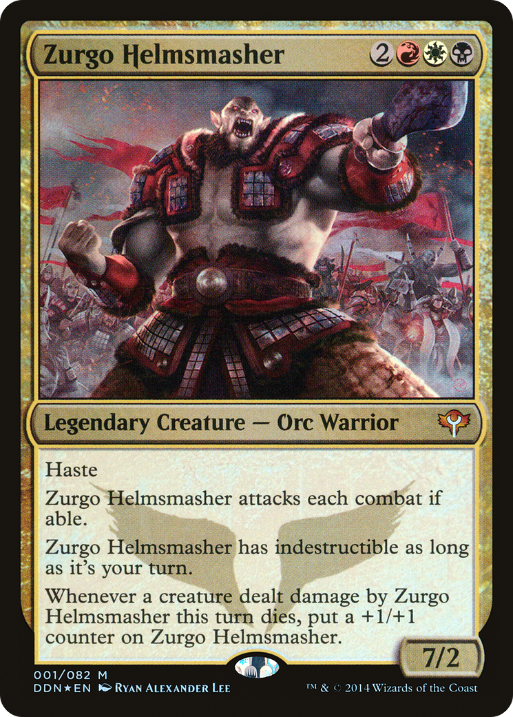 Image of Zurgo Helmsmasher (DDN-001) - Duel Decks: Speed vs. Cunning
