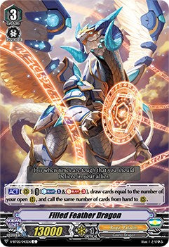 Image of Filled Feather Dragon (V-BT05/043EN) [Aerial Steed Liberation]