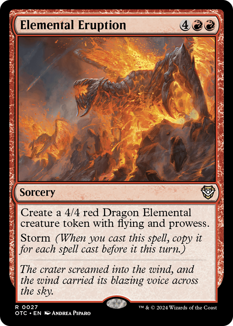 Image of Elemental Eruption [Outlaws of Thunder Junction Commander]