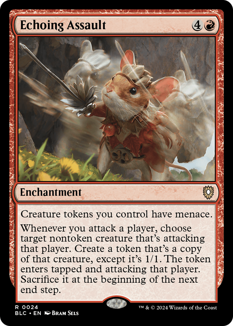 Image of Echoing Assault [Bloomburrow Commander]