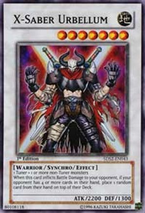 Image of X-Saber Urbellum [5DS2-EN043] Super Rare