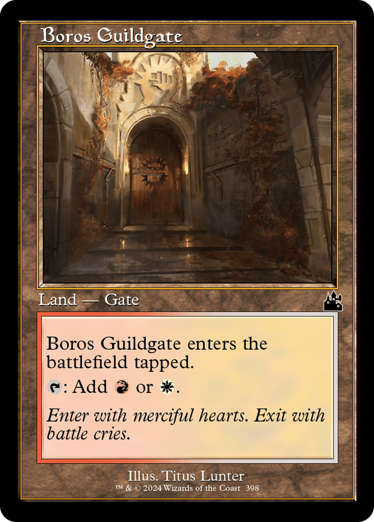 Image of Boros Guildgate (Retro Frame) [Ravnica Remastered]