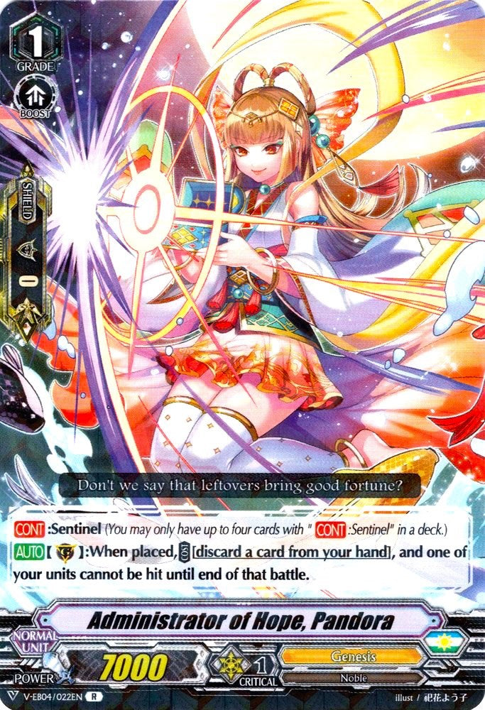 Image of Administrator of Hope, Pandora (V-EB04/022EN) [The Answer of Truth]
