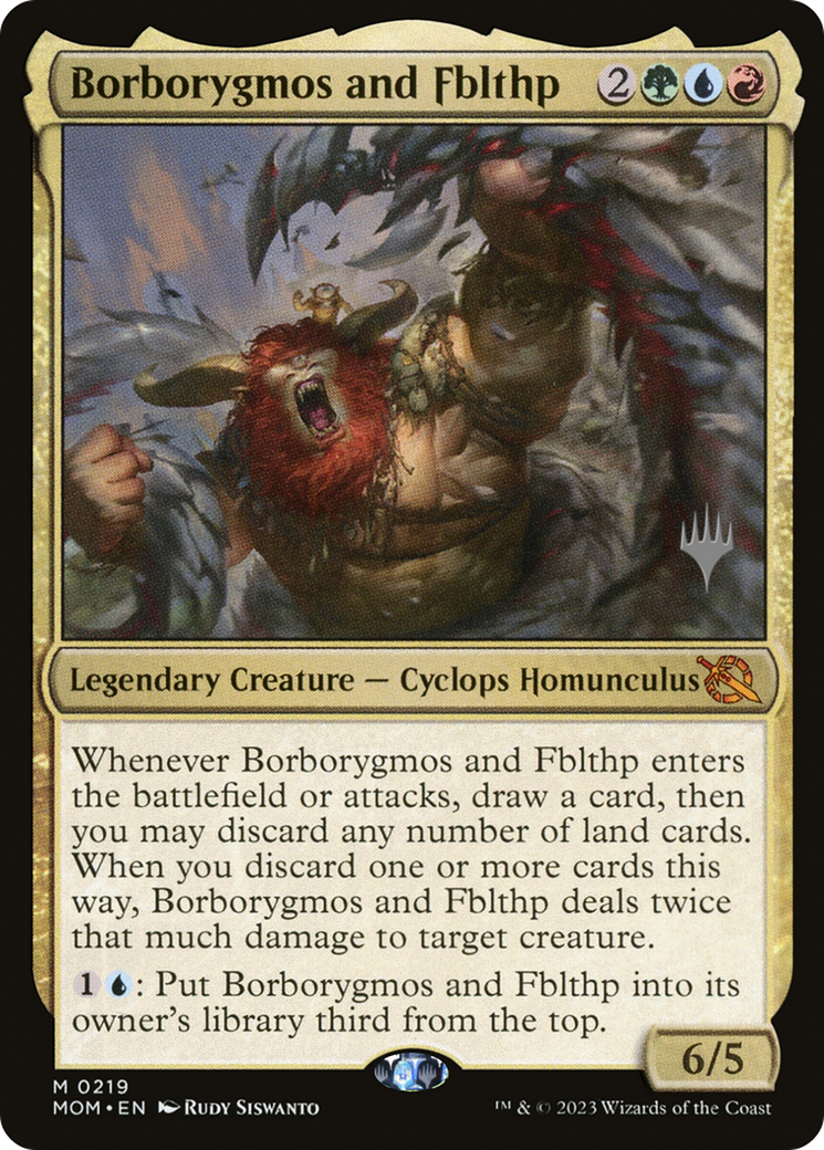 Image of Borborygmos and Fblthp (Promo Pack) [March of the Machine Promos]