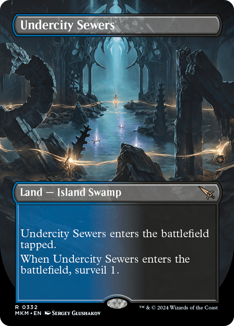 Image of Undercity Sewers (Borderless) [Murders at Karlov Manor]